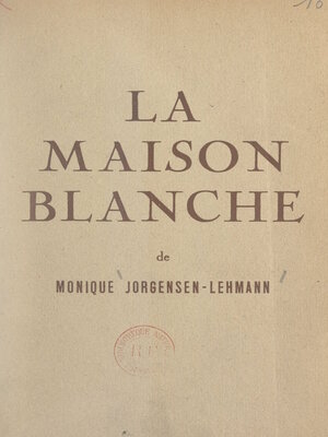 cover image of La maison blanche